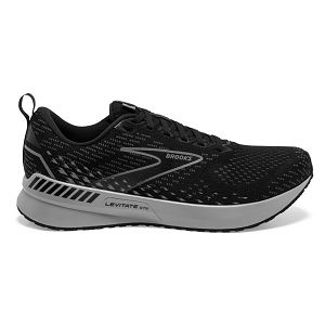 Brooks Levitate GTS 5 Road Running Shoes - Mens, Black/Grey | IE-VKD834120